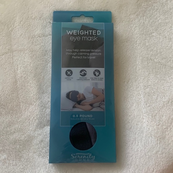 Weighted Eye Mask 0.5 lbs - Self Care - by Serenity Home - Picture 2 of 5